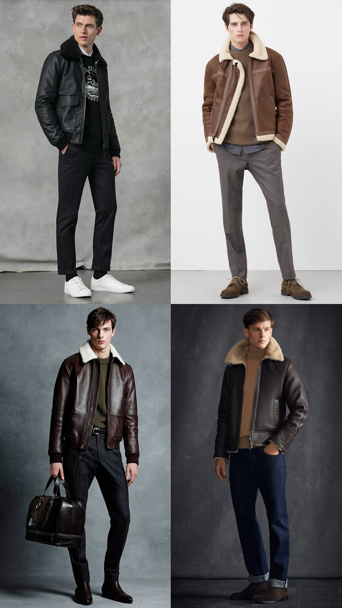 how to wear a leather flight jacket