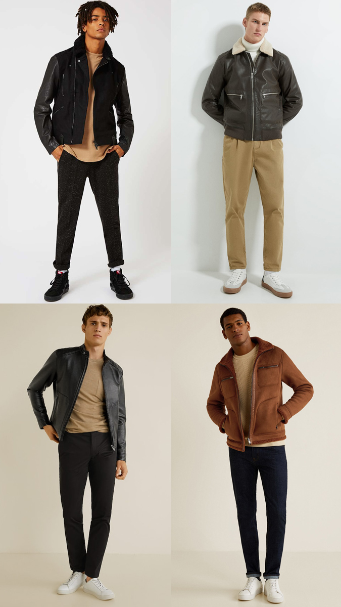 How To Wear A Faux Leather Jacket