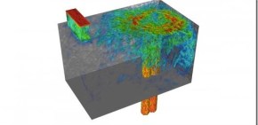 ModelingSimulationAdvanced This image simulates flow into an advanced recycling nuclear reactor. Argonne National Laboratory