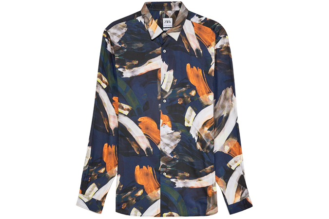 ABSTRACT PRINT SHIRT