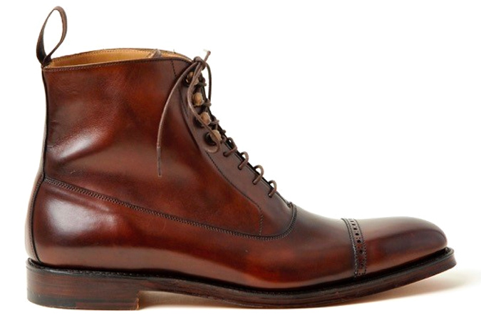 WESTMINSTER - DARK BROWN CALF BALMORAL BOOT