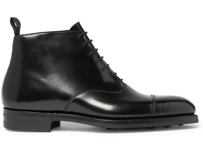 GEORGE CLEVERLEY William Cap-Toe Horween Shell Cordovan Leather Boots