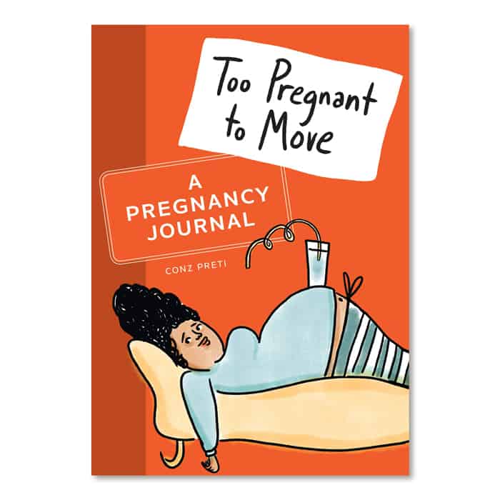 too pregnant to move book