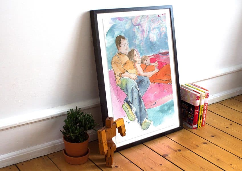 Gifts for Pregnant Women: Custom pregnancy art as unique gift idea
