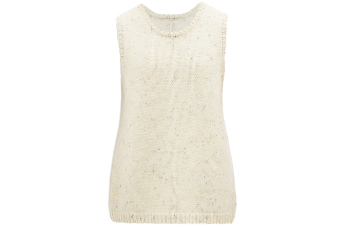 OUR LEGACY Melange wool sleeveless sweater