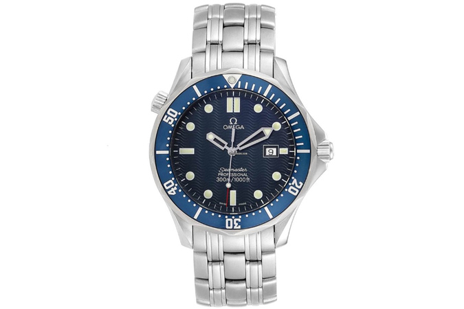 Omega Seamaster 41mm James Bond Blue Dial Steel Watch 2541.80.00