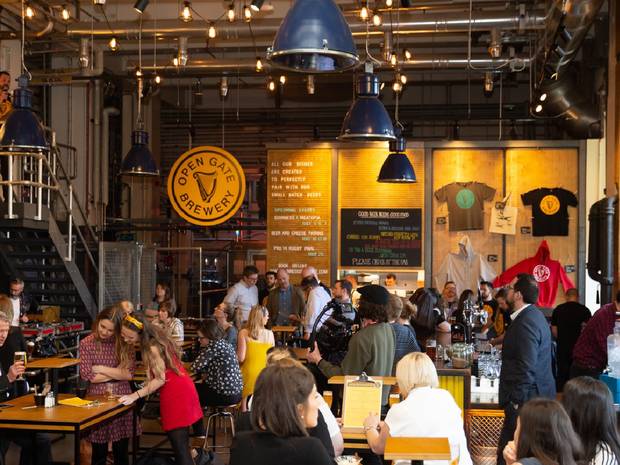 Inside the Guinness Open Gate Brewery undefined