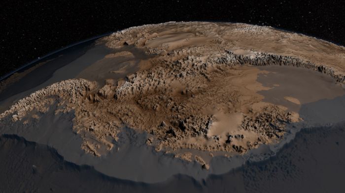 Bedrock map of Antarctica