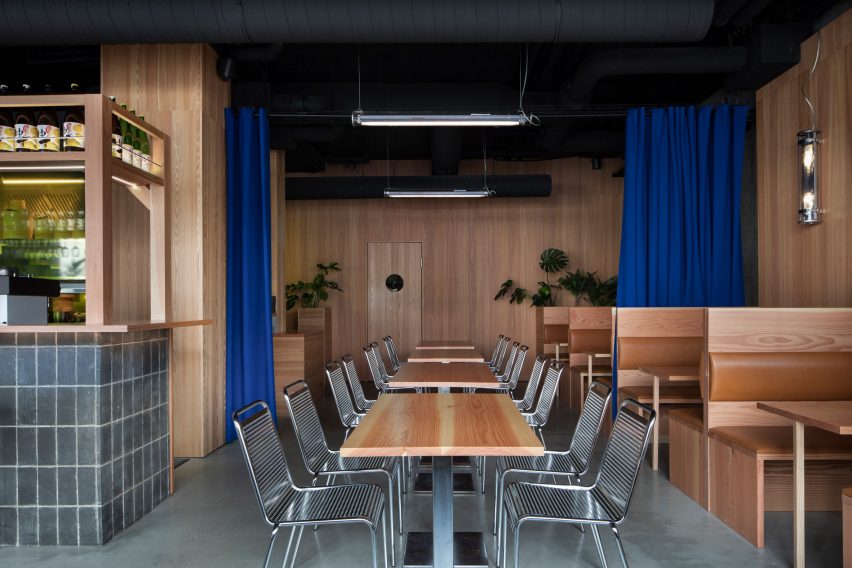 Yuzu burger restaurant by HAF Studio in Reykjavík