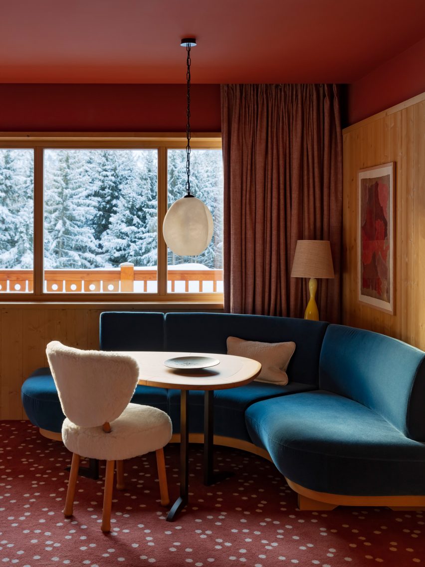 Le Coucou hotel designed by Pierre Yovanovitch