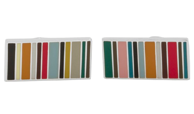Men's Multistripe Cufflinks