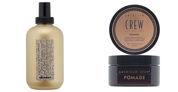 Messy mid-length hair for men