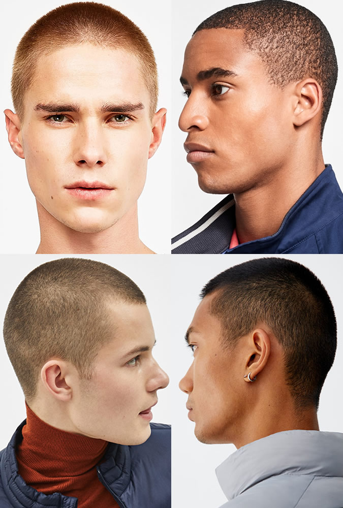 Men's Buzz Cut Lookbook