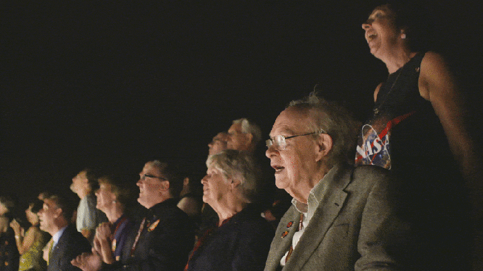 Eugene Parker watches launch of Parker Solar Probe