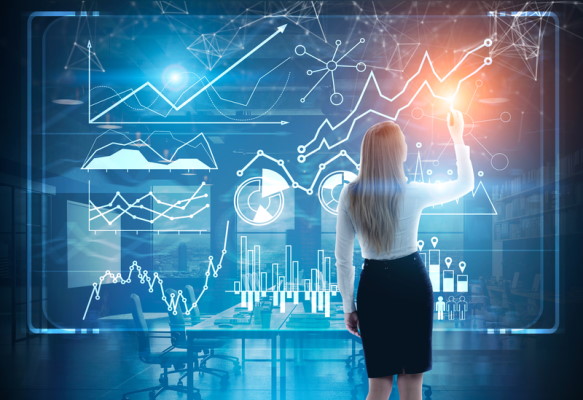 Woman scientist at work 