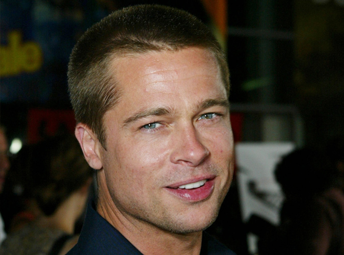 Brad Pitt Buzz Cut