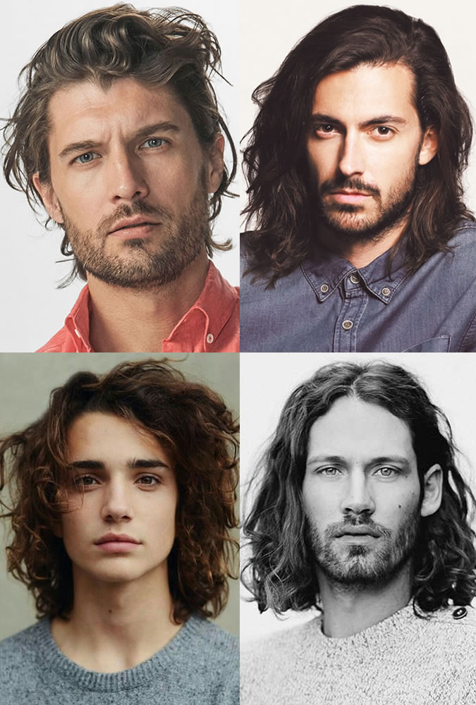 Men's Long Textured Hairstyles/Cuts