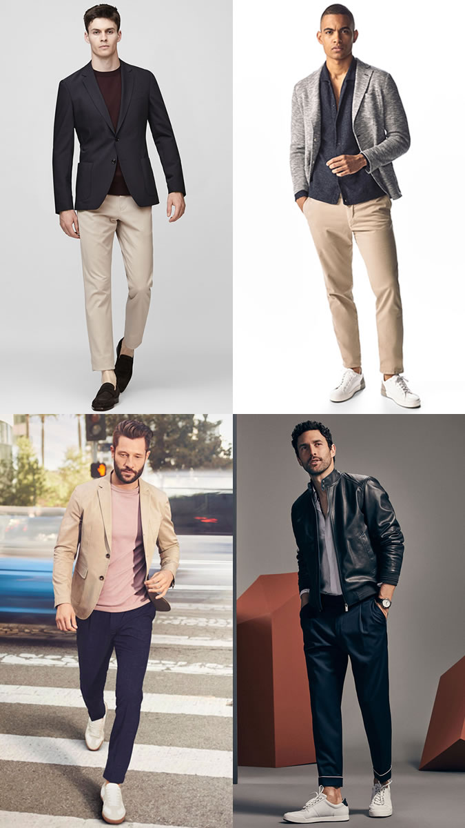 smart-casual outfits with jackets