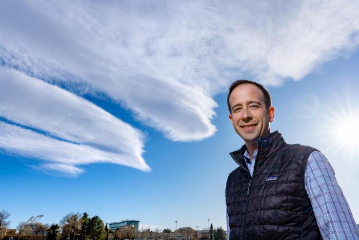 Nathan Mueller, assistant professor in the Department of Ecosystem Science and Sustainability at Colorado State University Credit: Joe Mendoza/Colorado State University