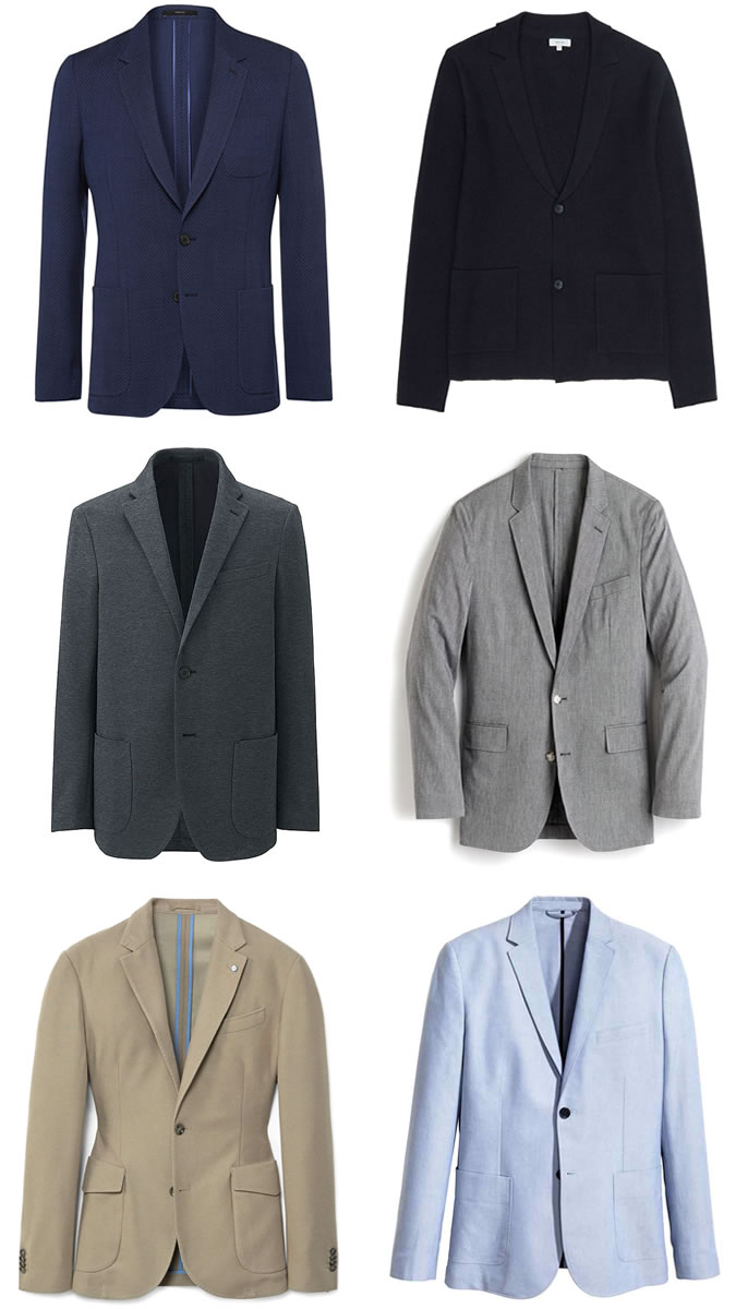 unstructured blazers for smart-casual outfits