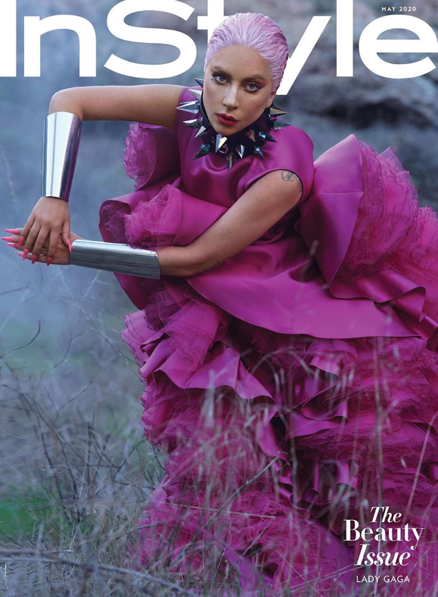 US InStyle May 2020 : Lady Gaga by Nathaniel Goldberg