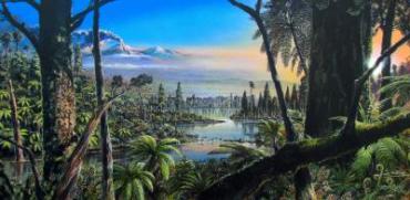 Illustration of the Antarctic rainforest  Credit: Alfred-Wegener-Institut/James McKay