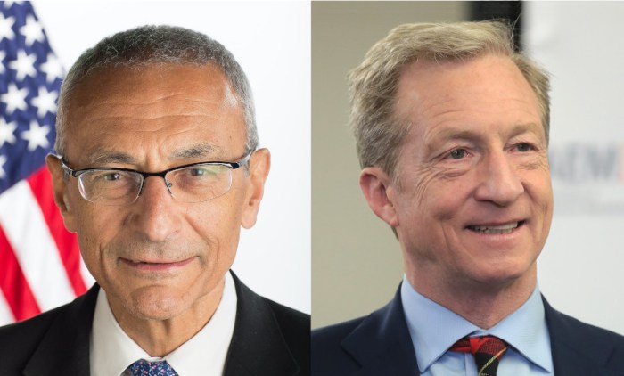 Podesta and Steyer